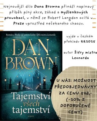 DAN BROWN - TAJEMSTVÍ VŠECH TAJEMSTVÍ. 😲Zřejmě největší knižní událost roku vyjde za měsíc 9️⃣. září. ➡️ Vzpomínáte na rok...